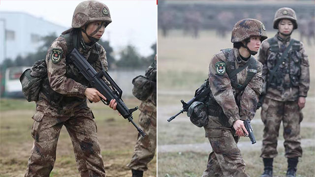 新春走軍營丨女特種兵小分隊訓(xùn)練竟如此亮眼！