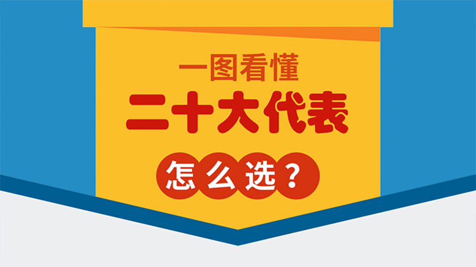 一圖看懂丨二十大代表怎么選？