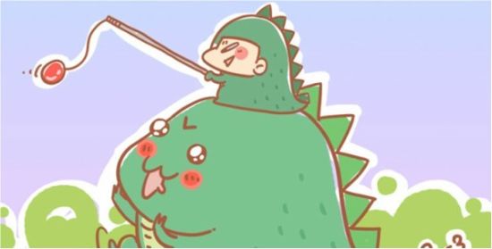 【每個月總有那么三十幾天想要欺負小恐龍！】